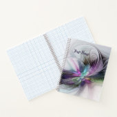 新しい寿命、抽象芸術カラフルフラクタルファンタジー名 ノートブック (内部)
