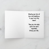 新しい小さなホームカードおめでとう カード (内部)