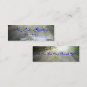 新しい川大臣のプロフィールカード スキニー名刺 (正面/裏面)