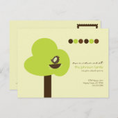 新しい巣の動きはがき 案内ポストカード (正面/裏面)