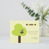 新しい巣の動きはがき 案内ポストカード (スタンド正面)