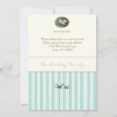 新しい巣の発表 案内状 (正面)