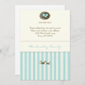 新しい巣の発表 案内状 (正面/裏面)