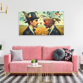 新しい巣を見つける キャンバスプリント