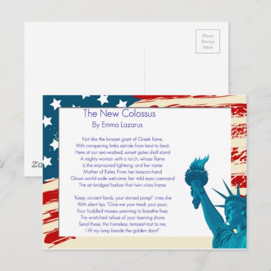 新しい巨像 ポストカード (正面/裏面)