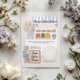 新しい市場からカートのブライダルシャワーの招待状 招待状