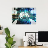 新しい市場における破壊的なテクノロジーと革新 ポスター (ホームオフィス)