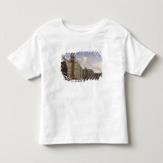 新しい市庁舎、アムステルダム1668年 トドラーTシャツ (正面)