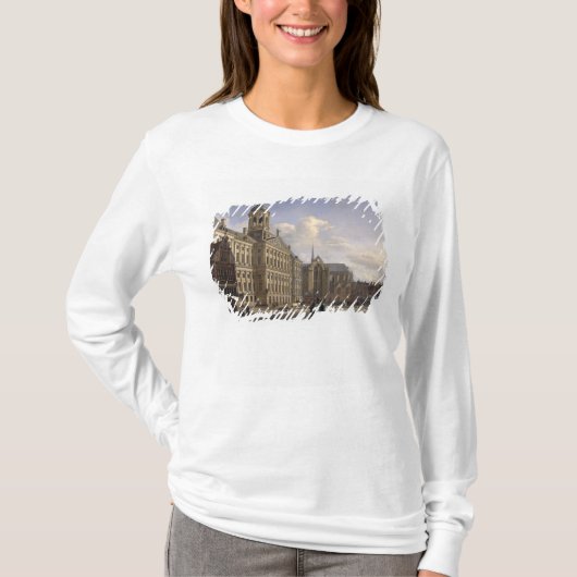 新しい市庁舎、アムステルダム1668年 Tシャツ (正面)