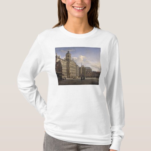 新しい市庁舎、アムステルダム1668年 Tシャツ (正面)
