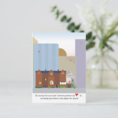 新しい市最高のの住宅所有者のはがきに希望 ポストカード (スタンド正面)