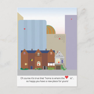 新しい市最高のの住宅所有者のはがきに希望 ポストカード