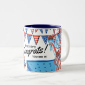 新しい市民ギフト – アメリカ愛国米国 ツートーンマグカップ (正面右)