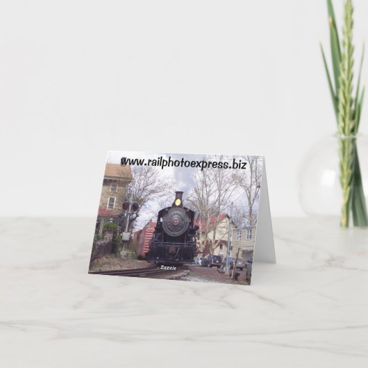 新しい希望及びIvylandの蒸気機関は# 40感謝していしています サンキューカード (裏面)