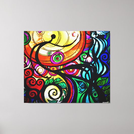 新しい希望、48インチx 40インチX大きなキャンバスの包まれたプリント キャンバスプリント (正面)