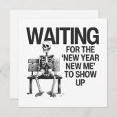 新しい年が来るのを待っている シーズンカード (正面/裏面)