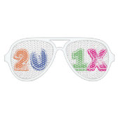 新しい年にカスタマイズ数々の可能なカラーレンズ アビエーターサングラス (正面)