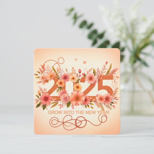 新しい年に成長する シーズンカード (スタンド正面)