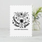 新しい年のお祝いデザインにお酢！ シーズンカード (スタンド正面)