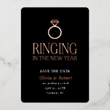 新しい年のはじまりに Save the Date をお届け フォト付き