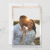 新しい年のはじまり | 現代の写真 セーブザデート (正面)