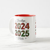 新しい年のウォーターボトル ツートーンマグカップ (正面左)