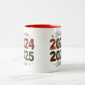 新しい年のウォーターボトル ツートーンマグカップ (中央)