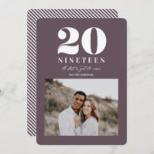 新しい年のグラフィック シーズンカード (正面/裏面)