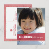 新しい年の乾杯 ポストカード (正面/裏面)