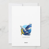 新しい年への希望の鳩 シーズンカード (裏面)