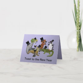新しい年を祝って乾杯 シーズンカード