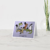 新しい年を祝って乾杯 シーズンカード (裏面)