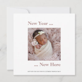 新しい年新しいここ フォト 2024 ピンクの誕生発表