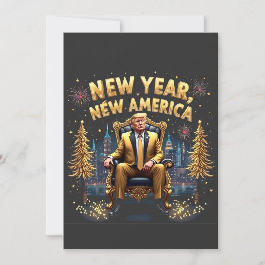 新しい年 新しいアメリカ 誇りあるマガ トランプ大統領就任式 シーズンカード (正面)