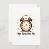 新しい年 新しい私 招待状 (正面/裏面)