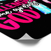 新しい年 新たな挑戦 サム グレート ゴッド クリスチャン ネ ポスター (角)