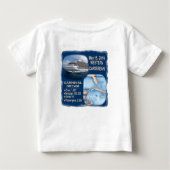 新しい幼児Tシャツのロゴの前部および背部 ベビーTシャツ (裏面)