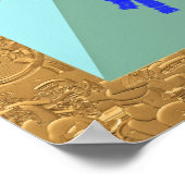 新しい幾何学模様 ポスター (角)