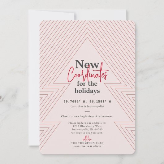 新しい座標赤面休日の移動告知 シーズンカード (正面)