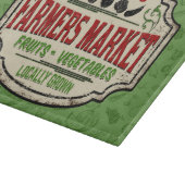 新しい庭に名前を付け、地元で栽培される農家市場 カッティングボード (角)