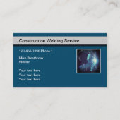 新しい建築溶接サービス名刺 名刺 (正面)