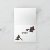 新しい弁護士カードへおめでとう カード (内部)