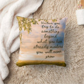 新しい引用文を試やる気を起こさせるす クッション (ブランケット)