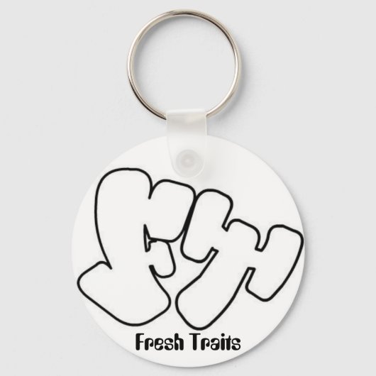 新しい形質シンプルキーチェーン キーホルダー (正面)