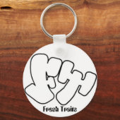 新しい形質シンプルキーチェーン キーホルダー (正面)