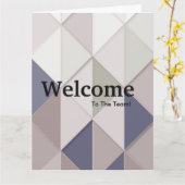 新しい従業員のウェルカムウォーターカラー カード (黄色い花)