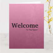 新しい従業員のウェルカムウォーターカラー カード (黄色い花)