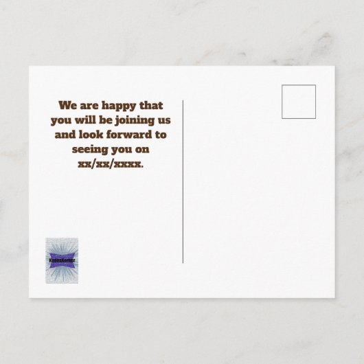 新しい従業員のカラフル渦巻きタイル状ビジネスへようこそ ポストカード (裏面)