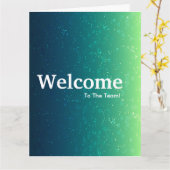 新しい従業員ウェルカムカード カード (黄色い花)