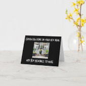 新しい思い出の時間***新しい住む場所*** カード (黄色い花)